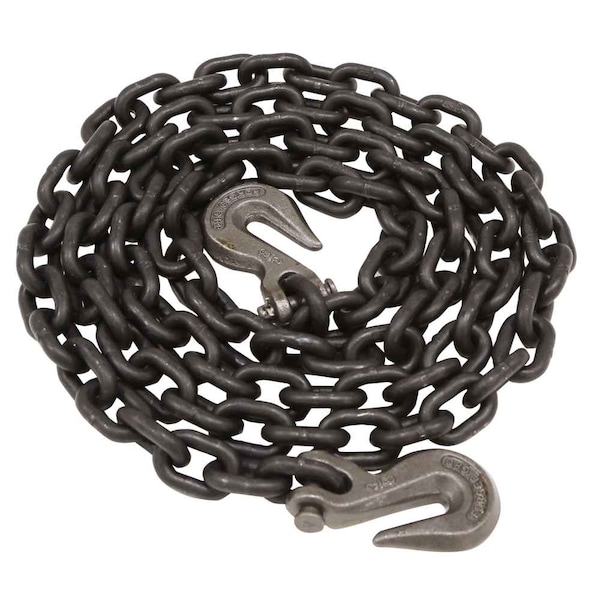 Tie Down Chain Assembly 5/8" x 25' w/ Clevis Grab Hooks - Grade 80